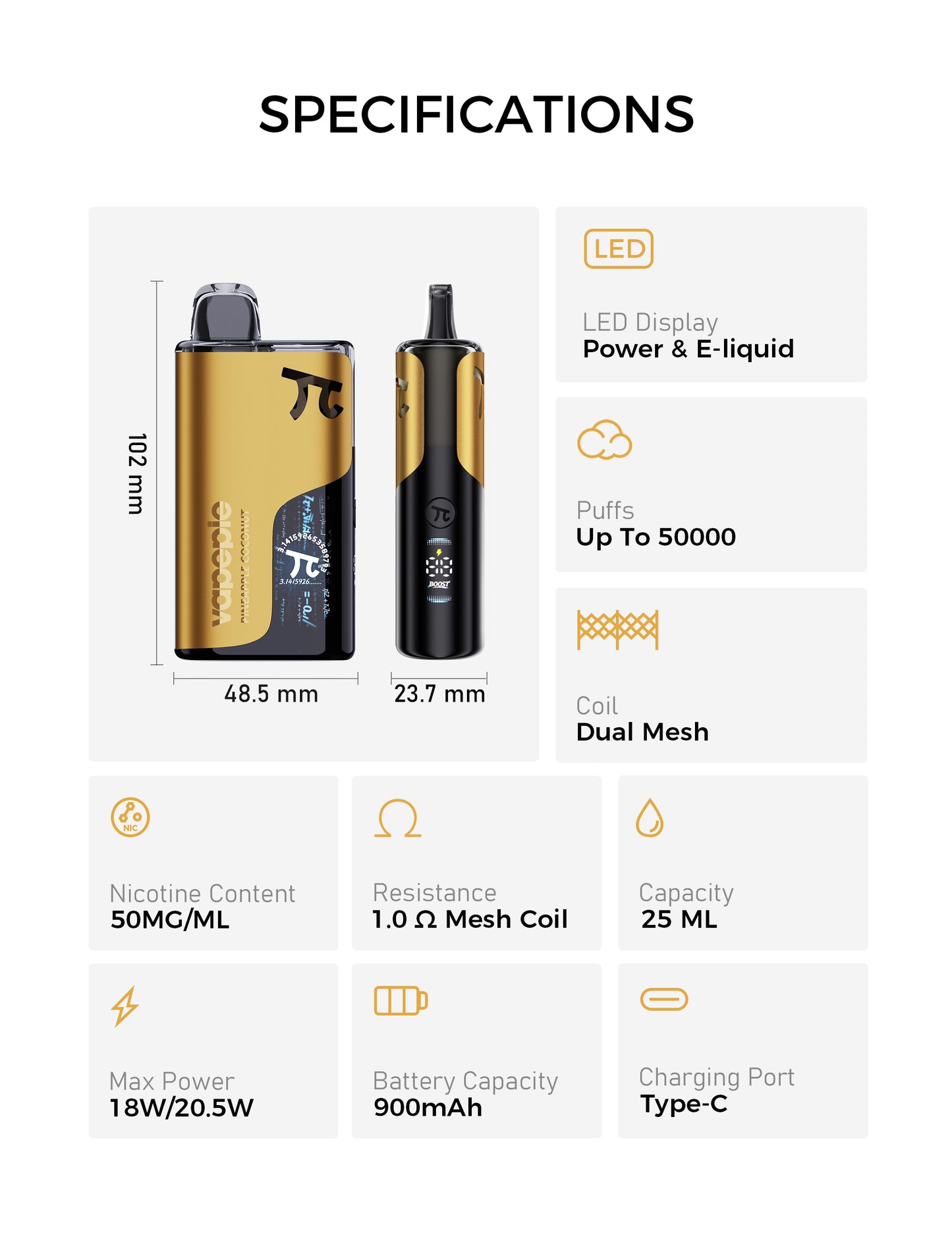 ✨✨🎁50000puffs Buy 5 get 1