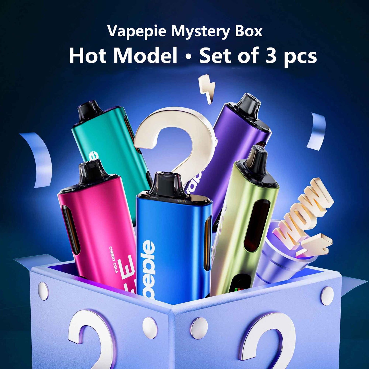 π VAPEPIE MAX 40000 PUFFS - Surprise Pack of 3 - Try it and save big!