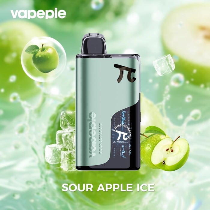✨SOUR APPLE ICE✨VAPEPIE 50000 PUFFS