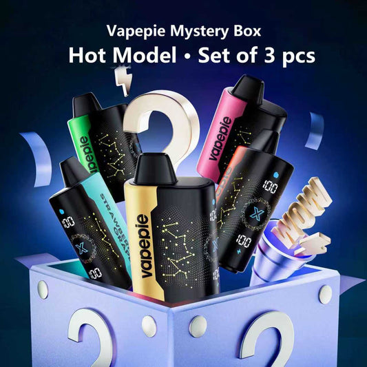 🎁 3-Piece Surprise Box – Vapepie 25000 Puffs – Star Sky Curved Screen